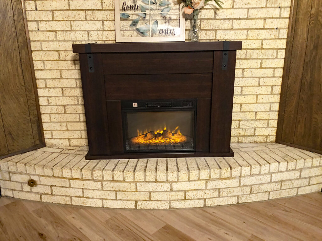 New Electric Fireplace with remote.